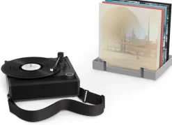 Victrola Revolution GO Portable Record Player: Gray