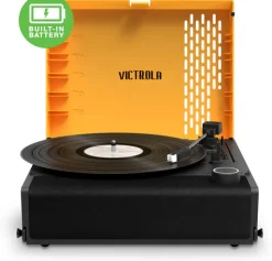 Victrola Revolution GO Portable Record Player: Citrus