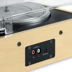 Victrola The Eastwood Hybrid Turntable - Speakers (Black/Brown)