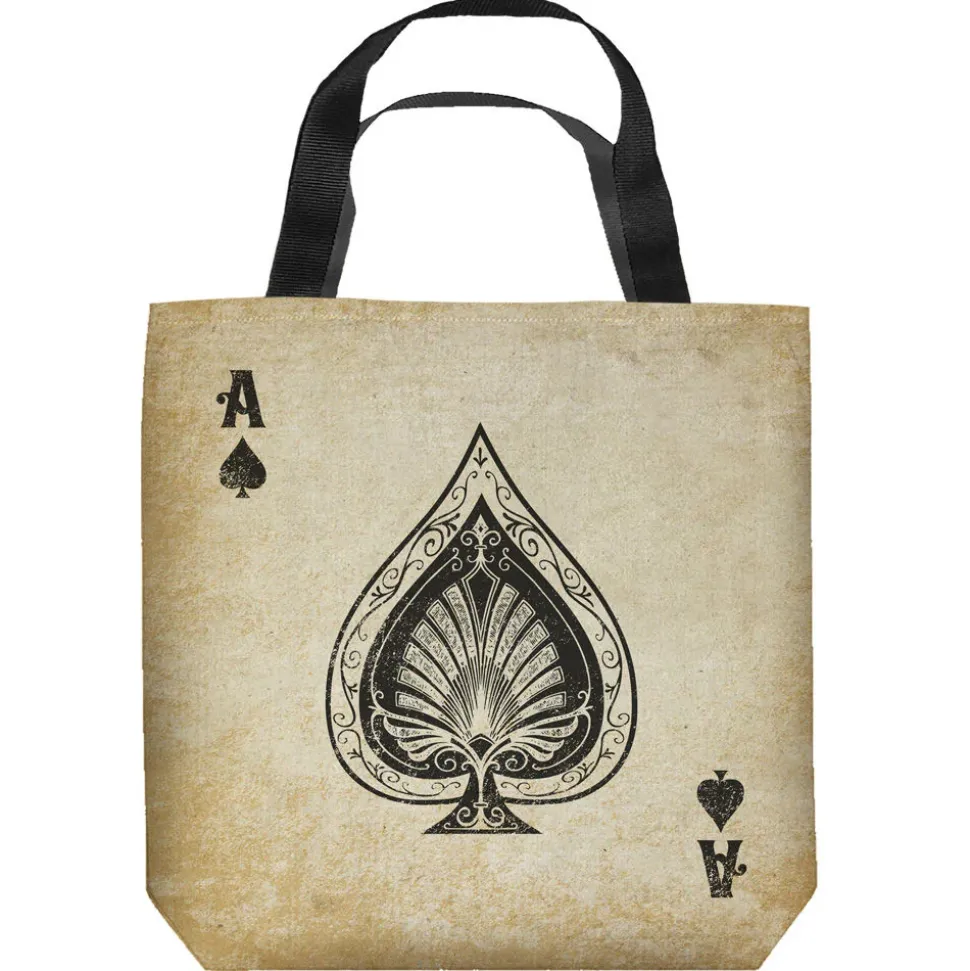 Vintage Ace of Spades Tote Bag