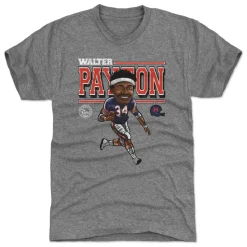 Walter Payton Cartoon WHT
