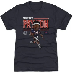 Walter Payton Cartoon WHT