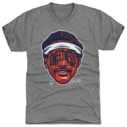 Walter Payton Chicago Player Silhouette WHT