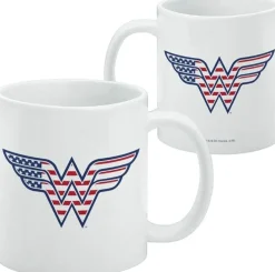 Wonder Woman - American Flag Logo Mug